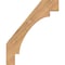 Ekena Millwork 3 1/2"W x 26"D x 32"H Merced Smooth Knee Brace, Western Red Cedar BRC04X26X32MRC00SWR - alternate 3